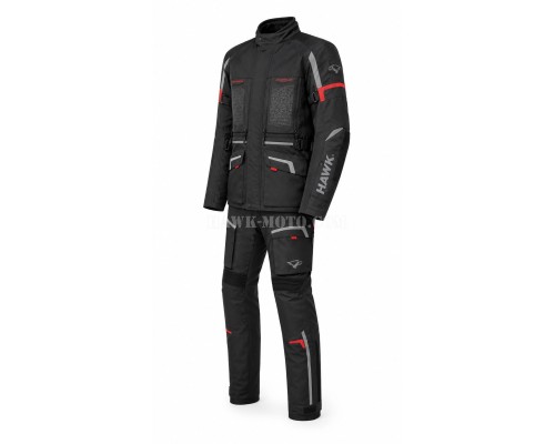 Мотокостюм туристический EXPLORER SUIT BLACK/RED Мотокостюм туристический EXPLORER SUIT BLACK/RED