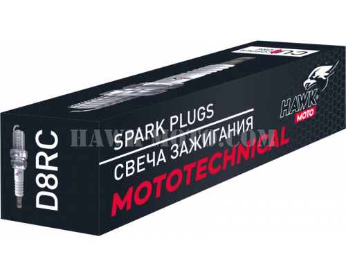 Cвеча зажигания HAWK MOTO D8RC (DR8EA)